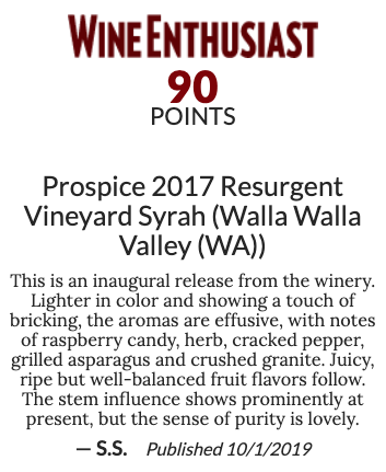 Prospice Wines 2017 Resurgent Vineyard Syrah The speaker asks himself what it is like to fear death in this poem. 2017 resurgent vineyard syrah